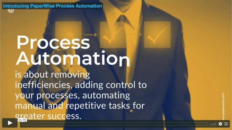 Read more about the article Video: Introduction to Paperwise Process Automation