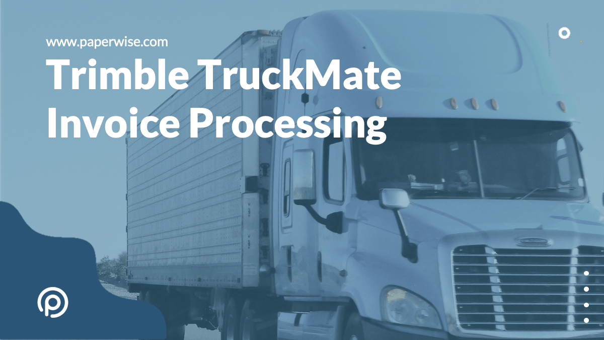 You are currently viewing Trimble TruckMate Invoice Processing