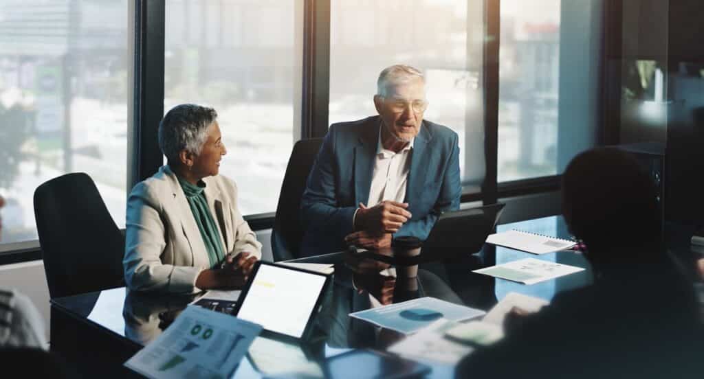 Compliance manager reviewing automated document lifecycle retention and archiving policies across all six stages in Paperwise Symphony document management system