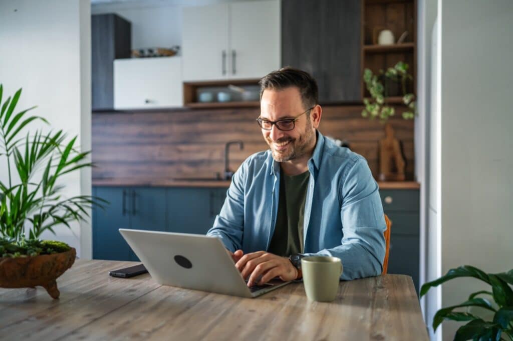 Compliance officer reviewing audit-ready document management logs in a dashboard