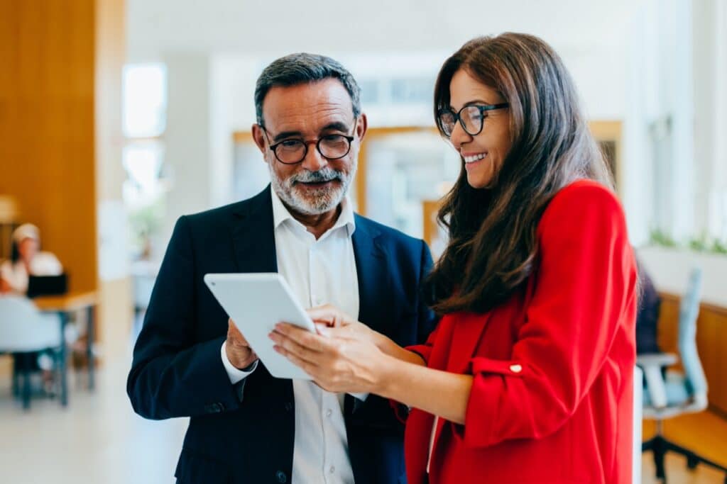 fleet manager searching a centralized system for vehicle titles and registration records