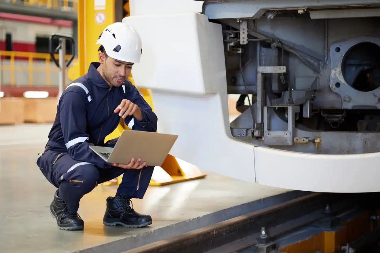 Quality engineer retrieving a customer-specific PPAP documentation package from an organized archive