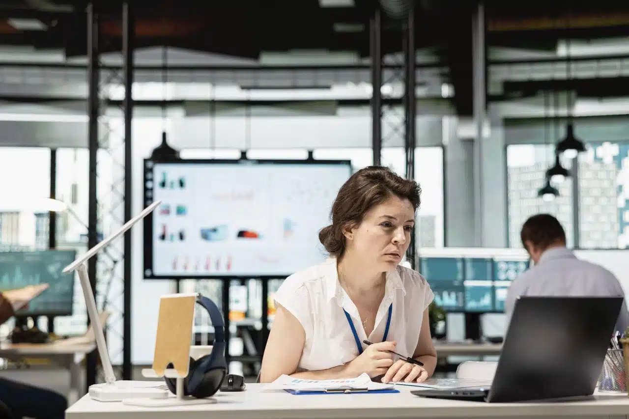 Operations team reviewing extracted invoice data flowing automatically into an ERP accounts payable record
