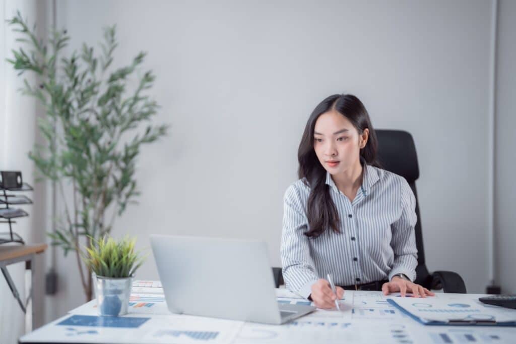 Finance team retrieving audit support documents from an organized archive